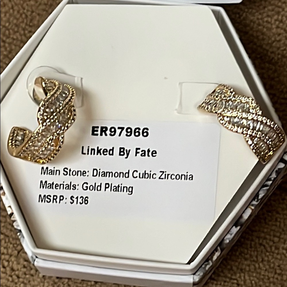 Bomb Party April Gold Plated Earrings